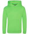 JH004B Kids Electric Hoodie Electric Green colour image